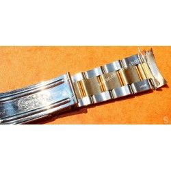 Genuine Rolex Tutone 78363 18K/SS Buckle Clasp 20mm Band bracelet Parts 16713 16523 heavy links bitons