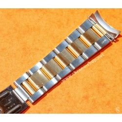 Genuine Rolex Tutone 78363 18K/SS Buckle Clasp 20mm Band bracelet Parts 16713 16523 heavy links bitons